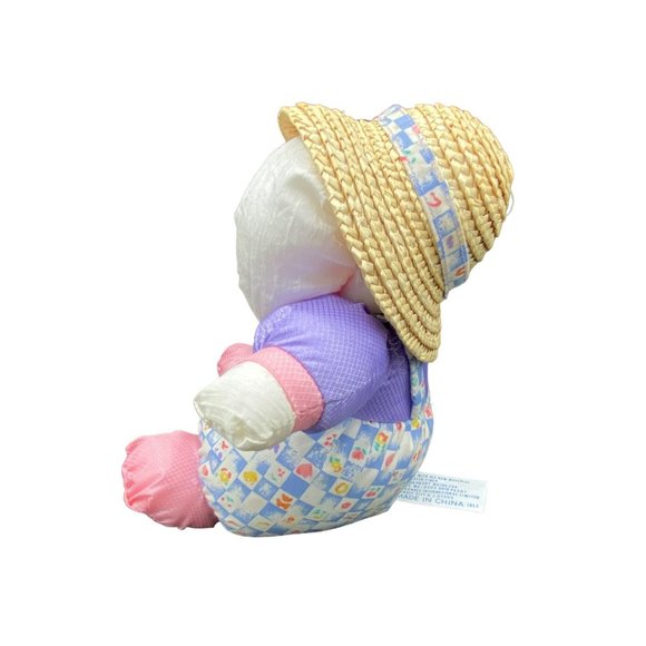 Vintage DanDee Bunny Rabbit Purple , Pink Pastels Parachute Nylon Puffalump - Picture 5 of 6